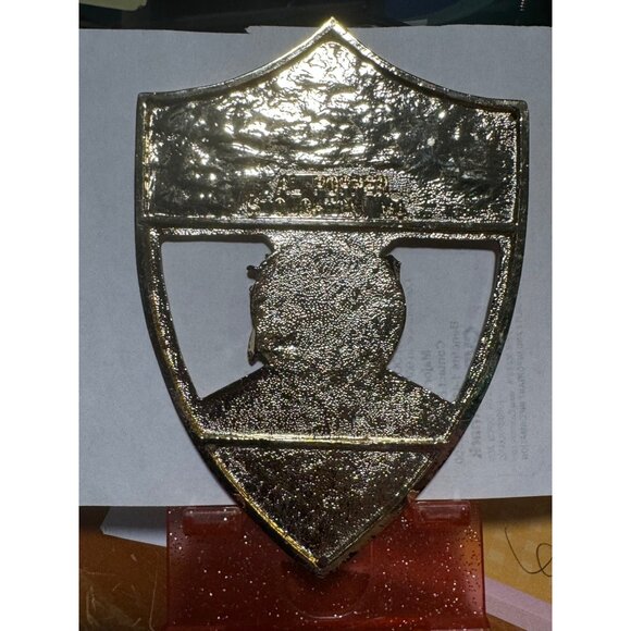 Badge / Trophy Twin County Bristol Plymouth Pistol League Metal Gold in color - Picture 6 of 9